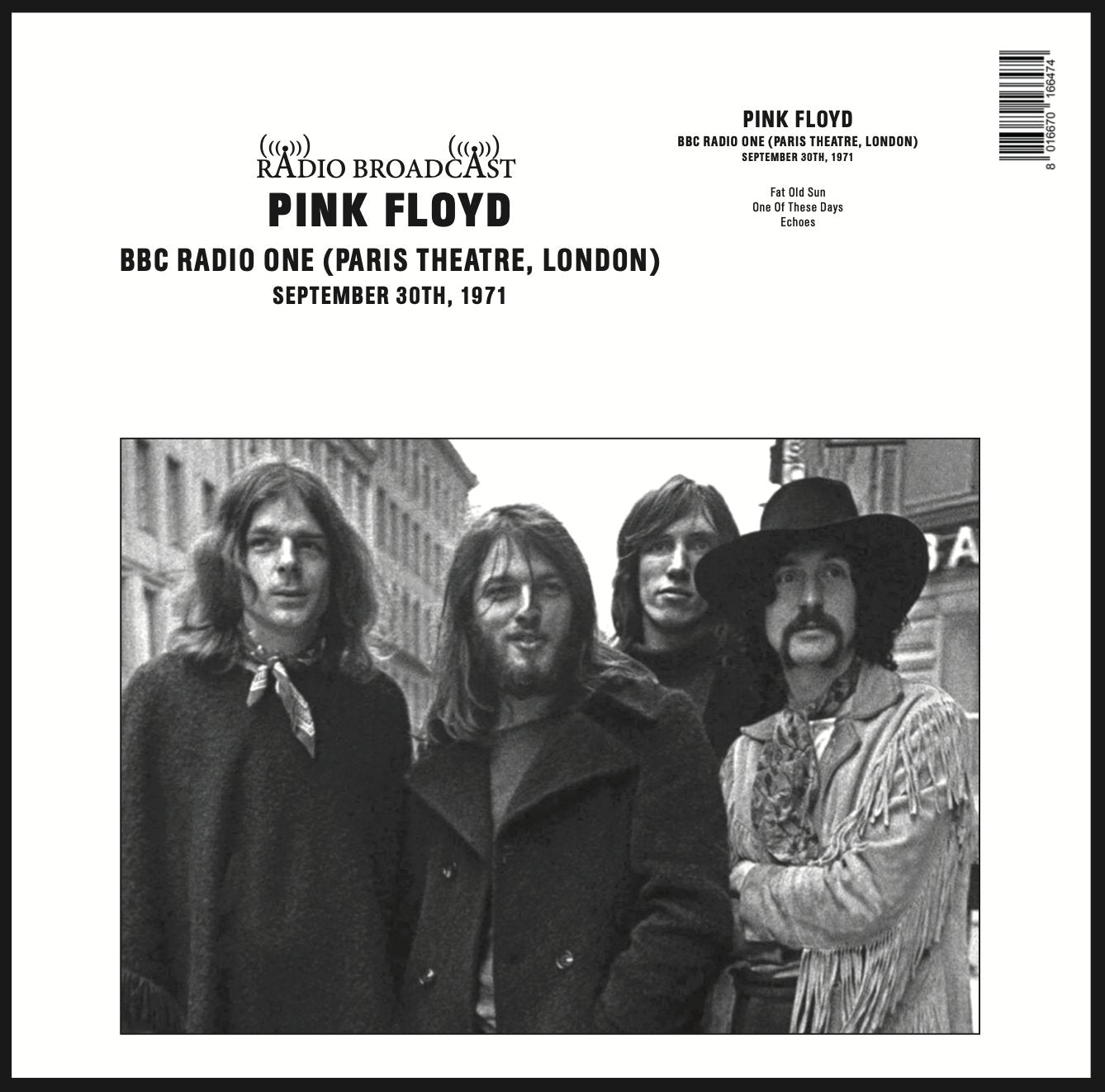 Pink Floyd - BBC Radio One (Paris Theatre, London, September 30Th, 1971)