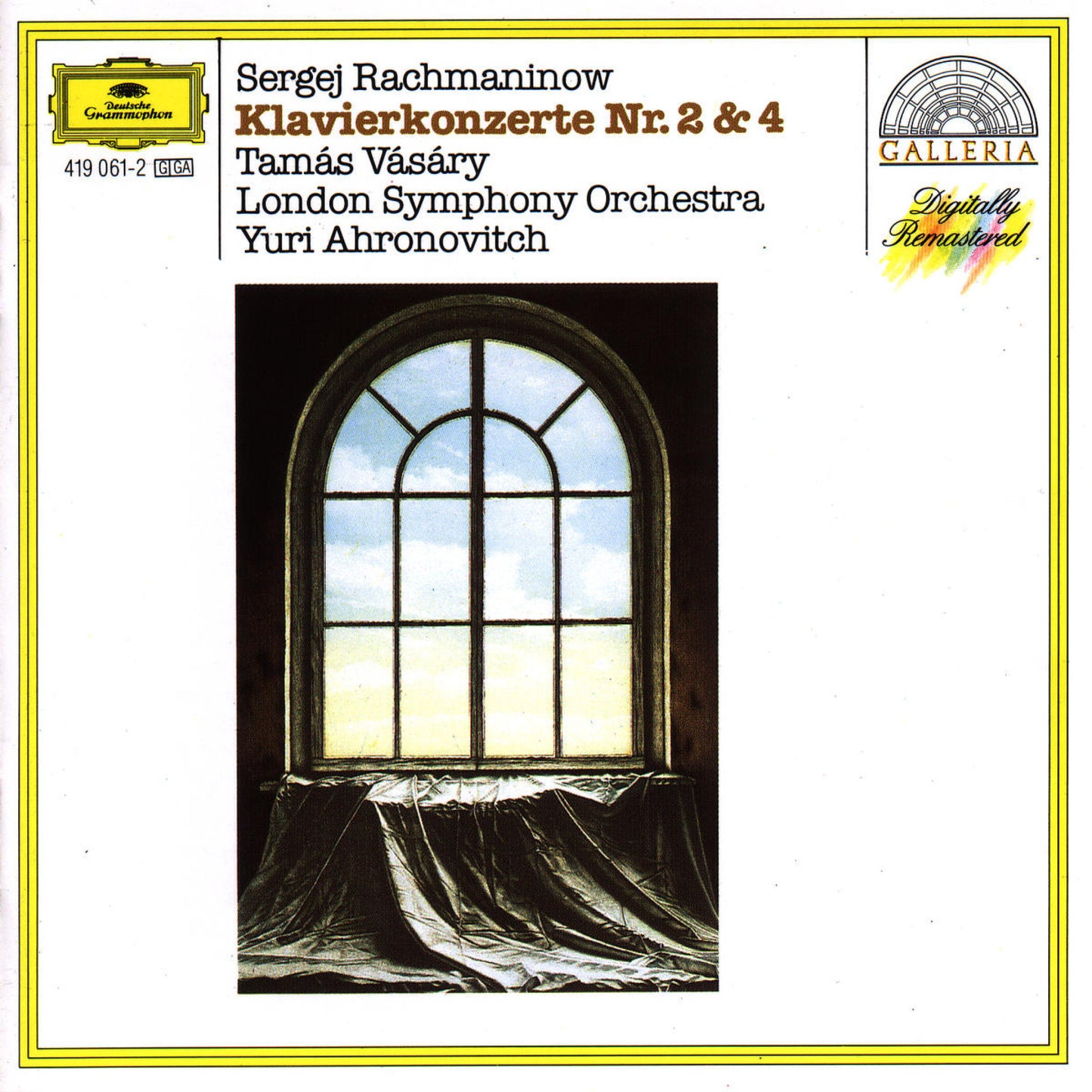 Sergei Rachmaninow, Tamás Vásáry, London Symphony Orchestra, Yuri Ahronovitch – Klavierkonzerte Nr.2 & 4