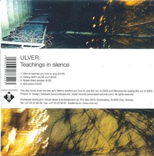 Ulver - Teaching In Silence