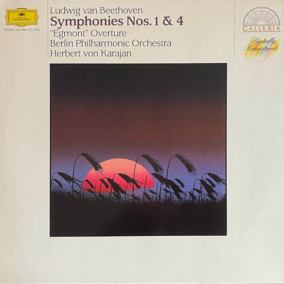 Ludwig van Beethoven, Berliner Philharmoniker, Herbert von Karajan – Symphonien Nr. 1 & 4 / Ouvertüre »Egmont«