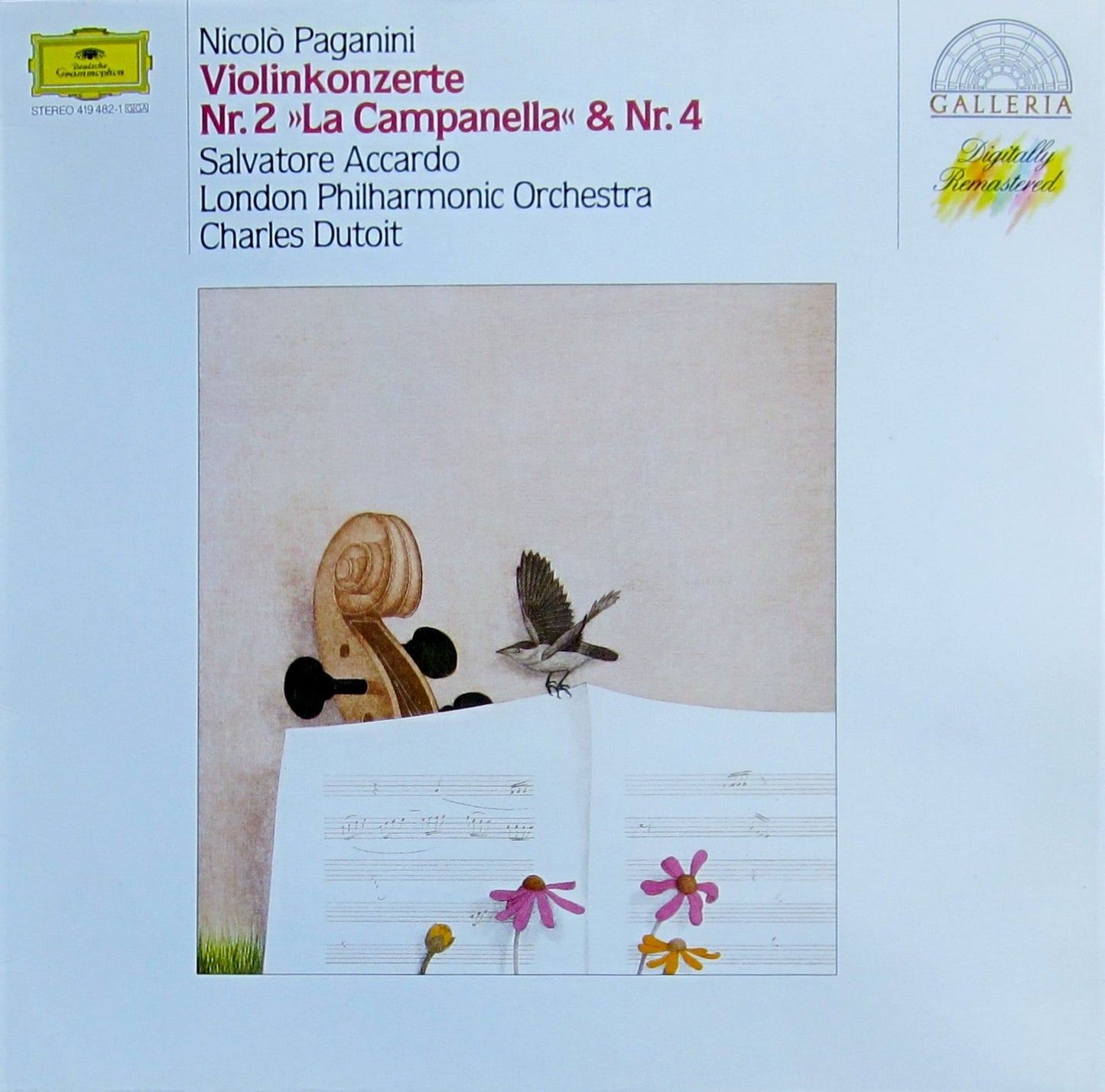 Nicolò Paganini - Salvatore Accardo, London Philharmonic Orchestra, Charles Dutoit – Violinkonzerte Nr. 2 »La Campanella« & Nr. 4